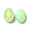 Mocha Fluorescent Style Glass Rhinestone Cabochons GGLA-M005-01B-214MK-2