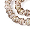 Handmade Foil Glass Beads Strands FOIL-N033-05H-3