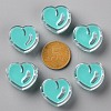 Transparent Enamel Acrylic Beads TACR-S155-004G-3