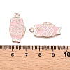 Light Gold Plated Alloy Enamel Pendants PALLOY-N176-27C-RS-3