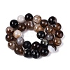 Natural Striped Agate/Banded Agate Beads G-Q606-42B-D01-3