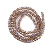 Electroplate Glass Beads Strands EGLA-A044-T1mm-L16-3