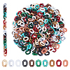 WADORN 400Pcs 10 Colors Acrylic Linking Rings OACR-WR0001-01-1