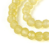 Imitation Jade Glass Beads Strands GLAA-T028-3mm-11J-4