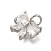 Rack Plating Brass Micro Pave Cubic Zirconia Charms LS-KK-I716-22P-02-2