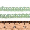 Electroplate Imitation Jade Glass Beads Strands GLAA-T032-J4mm-AB03-4