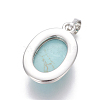 Synthetic Turquoise Pendants G-L512-D11-3