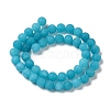 Natural Dyed White Jade Beads Strands G-M402-B01-02-4