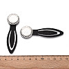 Alloy & Iron Bookmark Cabochon Settings PALLOY-N184-01S-3