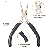 3Pcs 3 Styles Carbon Steel Jewelry Pliers Sets PT-YW0001-10-5