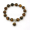 Fashion Gemstone Beaded Bracelets BJEW-JB00858-05-1