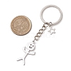 Alloy & Stainless Steel Keychain KEYC-JKC00901-3