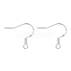 925 Sterling Silver Flat Coil Earwire STER-S002-53-1
