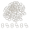 Unicraftale 50Pcs 304 Stainless Steel S-Hook Clasps STAS-UN0047-13-1