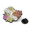 Body Organ & Flower Theme Enamel Pins JEWB-G024-01B-3