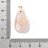 Natural Rose Quartz Pendants G-C282-02G-3