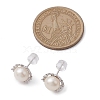 Natural Pearl Ear Studs EJEW-P286-10P-3