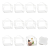 Foldable Transparent Plastic Single Cake Gift Packing Box CON-WH0088-28C-1