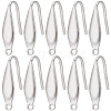 SUNNYCLUE 80Pcs 316 Surgical Stainless Steel Earring Hooks STAS-SC0005-65-1