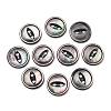 Cat Eye Style Natural Black Lip Shell Buttons SH-CBAA69B-01H-1