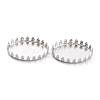 Non-Tarnish 304 Stainless Steel Cabochon Settings STAS-Y001-07B-P-2