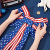2Pcs 2 Styles Polyester Bowknots AJEW-AR0002-79-3