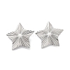 Non-Tarnish 304 Stainless Steel Stud Earring Findings STAS-P357-01D-P-2