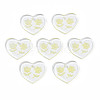 Transparent Resin Pendants RESI-N030-001D-1