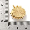 Brass Micro Pave Cubic Zirconia Magnetic Clasps KK-A214-20G-3