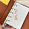 8Pcs Brass Heart Lobster Claw Clasps KK-TA0002-69-7