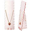  2Sets Acrylic Necklace Displays NDIS-NB0001-02-1