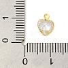 Real 18K Gold Plated Rack Plating Brass Micro Pave Cubic Zirconia Pendants Charms KK-S396-05E-3