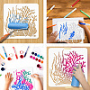 PET Hollow Out Drawing Painting Stencils DIY-WH0405-0080-4