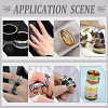 9Pcs 3 Style 304 Stainless Steel Grooved Finger Ring Settings STAS-UN0034-96-5