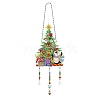 Christmas DIY Diamond Painting Pendant Decoration Kits DIAM-PW0010-23J-1