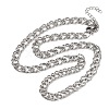 6.5MM 304 Stainless Steel Double Link Chain Necklaces for Women Men SA-CBA37BC-22P-4