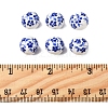 50Pcs Handmade Blue and White Porcelain Beads PORC-FS0001-07-5