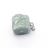 Natural Green Aventurine Pendants G-CJC0002-02A-2