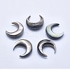 Natural Black Lip Shell Cabochons SSHEL-P015-80B-20mm-1