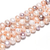 Natural Cultured Freshwater Pearl Beads Strands PEAR-N013-07O-01-5