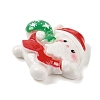 Christmas Rabbit Theme Opaque Resin Decoden Cabochons RESI-S397-01G-2