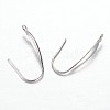 Tarnish Resistant 316 Surgical Stainless Steel Earring Hooks X-STAS-G081-64P-1