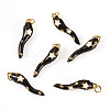 6Pcs Brass Enamel Pendants KK-SW0001-08E-2