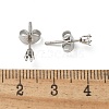 316 Surgical Stainless Steel Stud Earring Findings STAS-Z118-03P-06-3