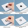 Coated Scratch Off Film Password Sticker DIY-WH0184-42B-3