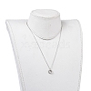 Pendant Necklace NJEW-JN02822-01-4