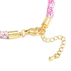 4MM Braided Nylon Cord Bracelets FIND-A057-01G-19-3
