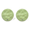 Spray Painted Iron Stud Earring Findings IFIN-N008-016A-2