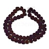 Electroplated Natural Lava Rock Beads Strands G-K388-04A-10-3