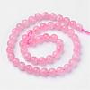 Natural Rose Quartz Beads Strands G-D809-19-8mm-2